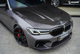 BMW 5 Series LCI G30 Sedan G31 Wagon (GLOSS BLACK) M5 Style Grill Grille Replacement