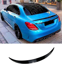 Mercedes Benz C-Class C200 C63s W205 Sedan - AMG Style Rear Boot Spoiler - ELITE GARAGE