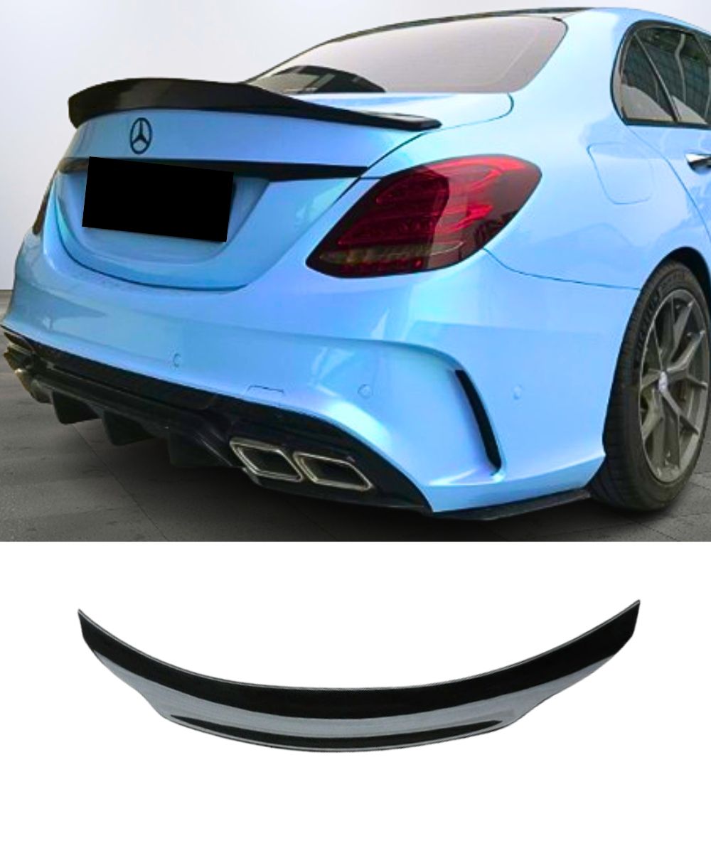 Mercedes Benz C-Class C200 C63s W205 Sedan - PSM Style Rear Boot Spoil ELITE GARAGE Mercedes Benz C-Class C200 C63s W205 Sedan - PSM Style Rear Boot Spoil ELITE GARAGE