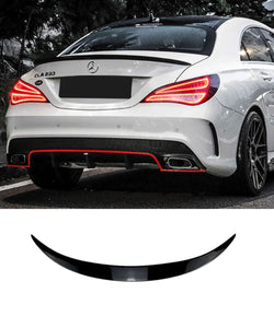 Mercedes Benz CLA 200 CLA45 AMG W117  - Gloss Black Rear Boot Spoiler - ELITE GARAGE