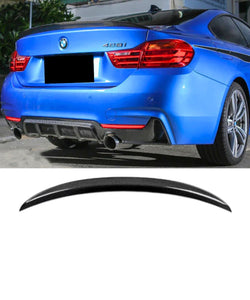 BMW 4 Series F36 Sedan (CARBON FIBER) P Style Rear Boot Spoiler Lip