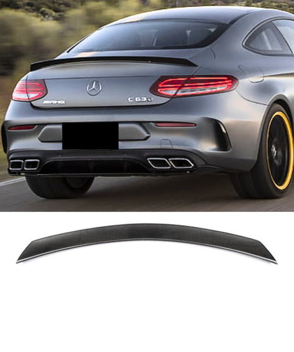 Mercedes Benz C-Class C200 C43 C63s C205 Coupe (CARBON FIBER) Edition 1 AMG Style Rear Boot Spoiler