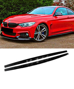 BMW 4 Series F32 F33 F36 M Sport - Performance Style Side Skirt Panel Extensions