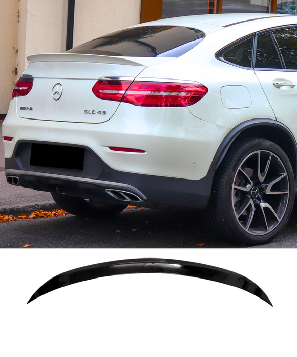 Mercedes Benz GLC C253 Coupe GLC220 GLC250 GLC300 GLC350 GLC63 - GLC43 AMG Style Rear Boot Spoiler Lip