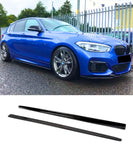 BMW 1 Series F20 M Sport Hatchback F21 Convertible Performance Style Side Skirt Panel Extensions