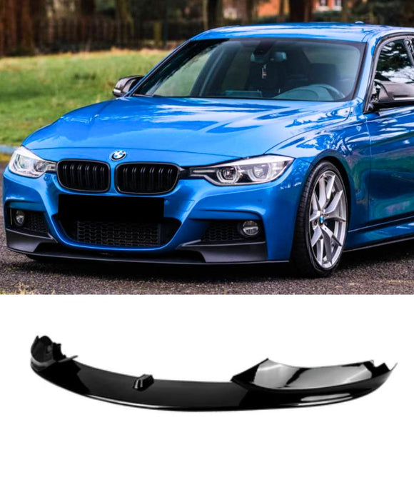 BMW 3 Series F30 Sedan F31 Wagon - M Sport Performance Style Front Chin Lip Spoiler