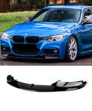 BMW 3 Series F30 Sedan F31 Wagon - M Sport Performance Style Front Chin Lip Spoiler