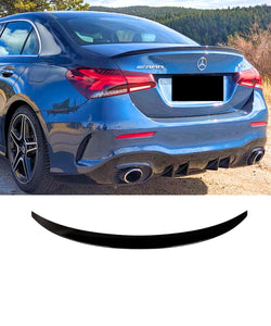 Mercedes Benz A-Class W177 V177 Sedan - A35 AMG Style Rear Boot Spoiler Lip