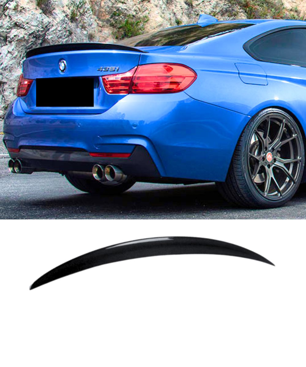 BMW 4 Series F32 Coupe 2 Door (GLOSS BLACK) - P Style Rear Boot Spoiler ...