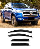 GWM Great Wall Motor Ute Cannon Vanta XSR L Premium (2020+) - Window Visors / Weathershields / Weather Shields - ELITE GARAGE
