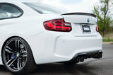 BMW 2 Series F22 F87 M2 (Carbon Fiber) MP Style Rear Boot Spoiler Lip - ELITE GARAGE