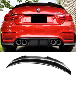 BMW F82 M4 Coupe (CARBON FIBER) PSM Style Rear Boot Spoiler Lip (2014-2019)