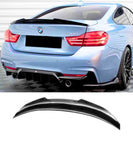 BMW 4 Series F32 Coupe (CARBON FIBER) PSM Style Rear Boot Spoiler Lip