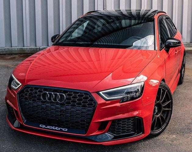 Ready Stock] Audi A3 8V RS3 Bumper bodykit with HoneyComb Grille, Car