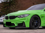 BMW M Series M3 F80 M4 F82 F83 - (GLOSS BLACK) M Performance Style Front Chin Lip Spoiler