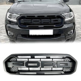 Raptor Style Front Bumper Grille With LED Light for Ford Ranger PX3 T8 XL XLS XLT 2018-2021 - ELITE GARAGE