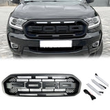 Raptor Style Front Bumper Grille With LED Light for Ford Ranger PX3 T8 XL XLS XLT 2018-2021 - ELITE GARAGE
