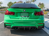 BMW F80 F30 M3 3 Series (GLOSS BLACK) M4 Style Rear Boot Spoiler Lip - ELITE GARAGE