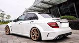 Mercedes Benz C-Class C200 W204 C63 Sedan - Renntech Style Rear Boot Spoiler - ELITE GARAGE