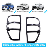 Ford Ranger PX PX2 PX3 (12-22) - Tail Light Covers Frame Trims - ELITE GARAGE