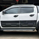 Matte Black Body Cladding Door Protection Kit For Ford Ranger PX1 PX2 PX3 (2012-2022) - ELITE GARAGE