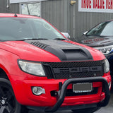 Matte Black Bonnet Vent Hood Scoop Cover Trim for Ford Ranger PX1 T6 2011-2015 - ELITE GARAGE