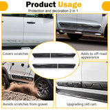4 Piece Side Body Cladding Door Protector Kit For Ford Ranger PX1 PX2 PX3 (2012-2022) - ELITE GARAGE