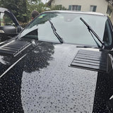 2 Piece Matte Black Bonnet Scoop Hood Vent Cover for Ford Ranger PX1 PX2 PX3 2012-2021 - ELITE GARAGE