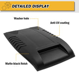 Matte Black Bonnet Vent Hood Scoop Cover Trim for Ford Ranger PX1 T6 2011-2015 - ELITE GARAGE