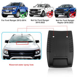 Matte Black Bonnet Vent Hood Scoop Cover Trim for Ford Ranger PX1 T6 2011-2015 - ELITE GARAGE