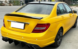 Mercedes Benz C-Class C200 W204 C63 Sedan - Renntech Style Rear Boot Spoiler - ELITE GARAGE