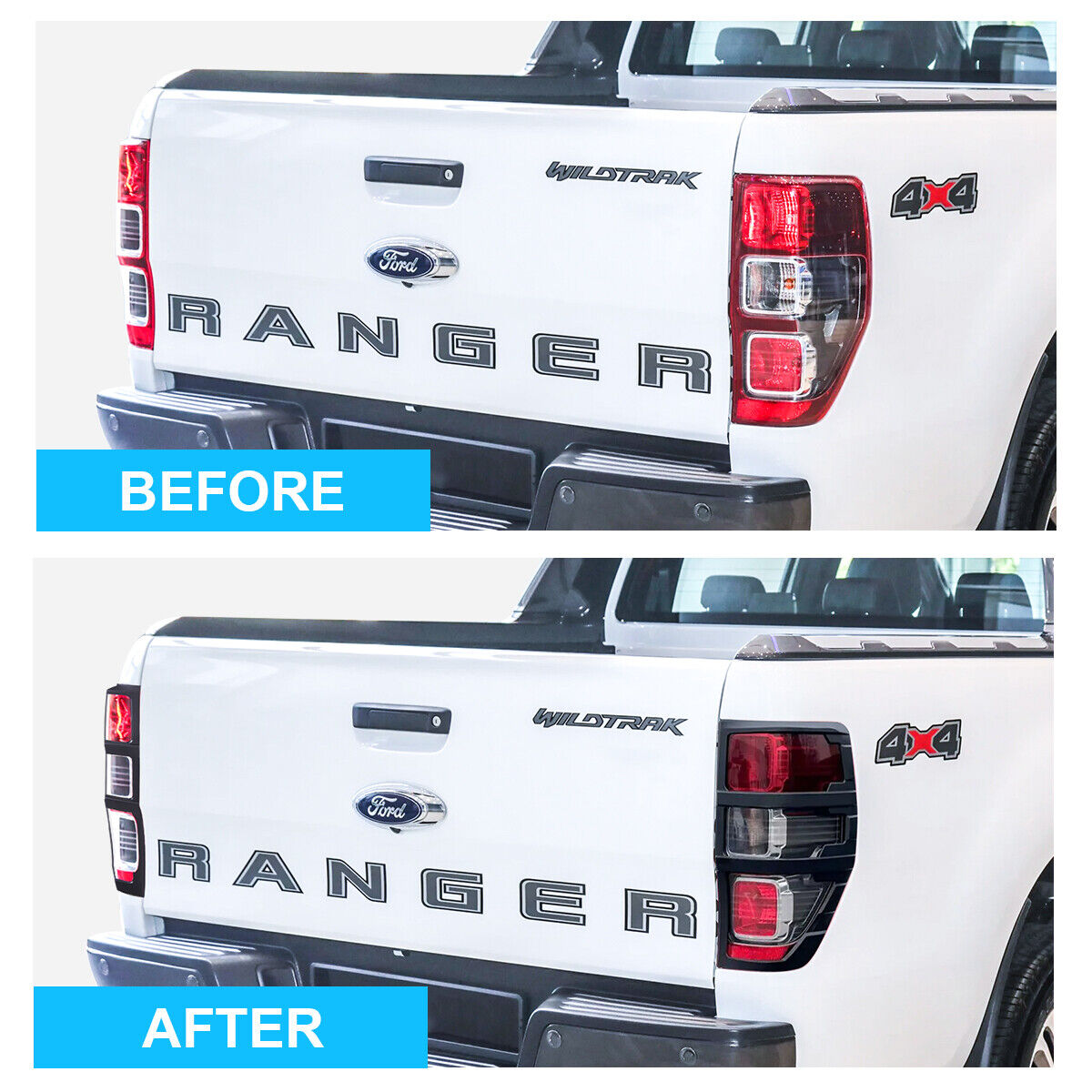Ford Ranger PX PX2 PX3 - Tail Light Covers Frame Trims (12-22)– ELITE ...