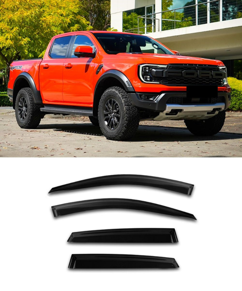 Ford Ranger (22-24) Window Visors / Weathershields / Weather Shields ...