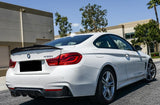 BMW 4 Series F32 Coupe (CARBON FIBER) PSM Style Rear Boot Spoiler Lip