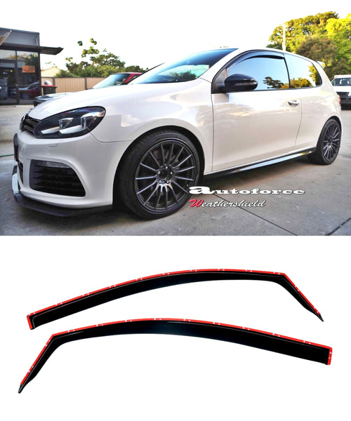 Mk6 gti window visors discount