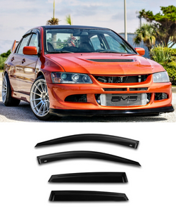 Mitsubishi Lancer EVO 7 8 9 (01-07) Window Visors / Weathershields / Weather Shields - ELITE GARAGE