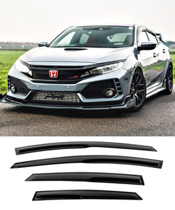 Honda Civic Hatch (16-19) Window Visors / Weathershields / Weather Shields - ELITE GARAGE
