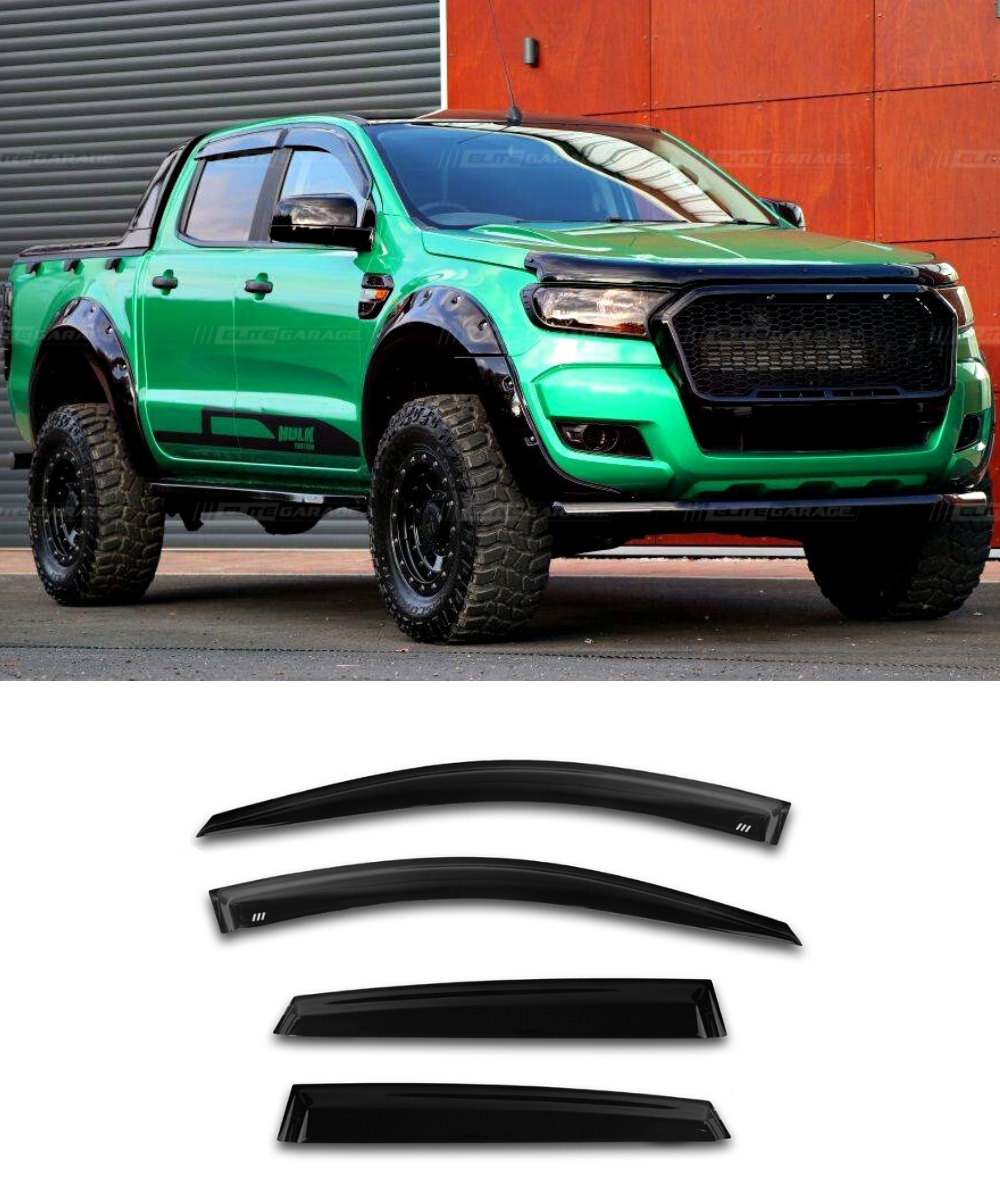 Ford Ranger (11-21) Window Visors / Weathershields / Weather Shields ...