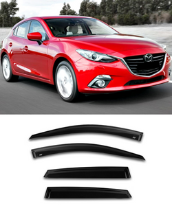 Mazda 3 Hatch (13-18) Window Visors / Weathershields / Weather Shields - ELITE GARAGE