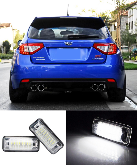 Wrx license online plate light
