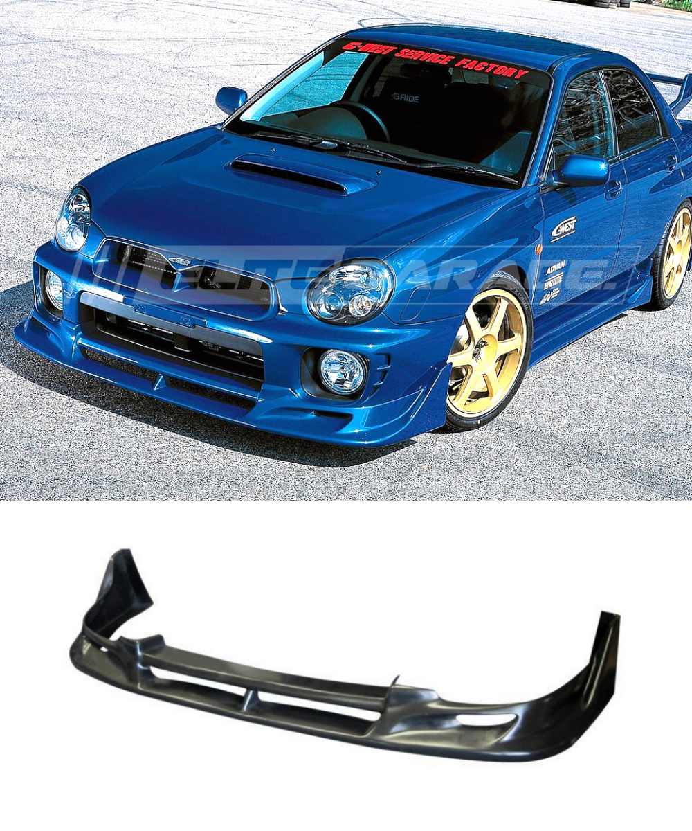 Subaru Impreza WRX STI Bugeye Front Lip C WEST STYLE 01 02