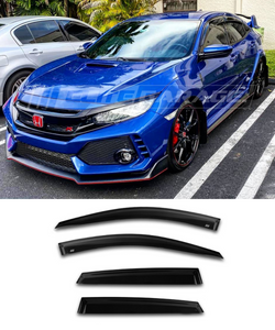 Honda Civic FK7 FK8 (16-20) Window Visors / Weathershields / Weather Shields - ELITE GARAGE