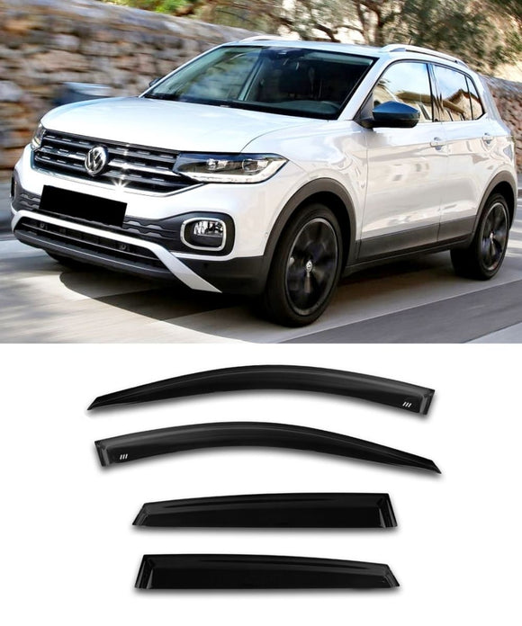 Volkswagen T-Cross (18-21) Window Visors / Weathershields / Weather Shields - ELITE GARAGE