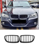 BMW 3 Series E90 E91 - Grill Replacement (GLOSS BLACK) (09-11) LCI - ELITE GARAGE