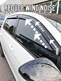 Mitsubishi Pajero Sport (15-19) Window Visors / Weathershields / Weather Shields - ELITE GARAGE