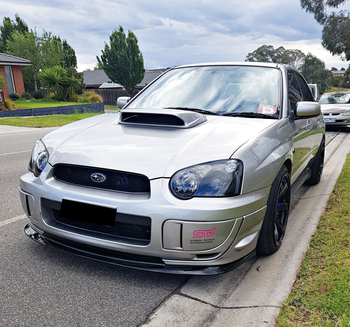 Subaru Impreza WRX STI - Blobeye Front Lip (STI STYLE) (03-05) Gloss ...
