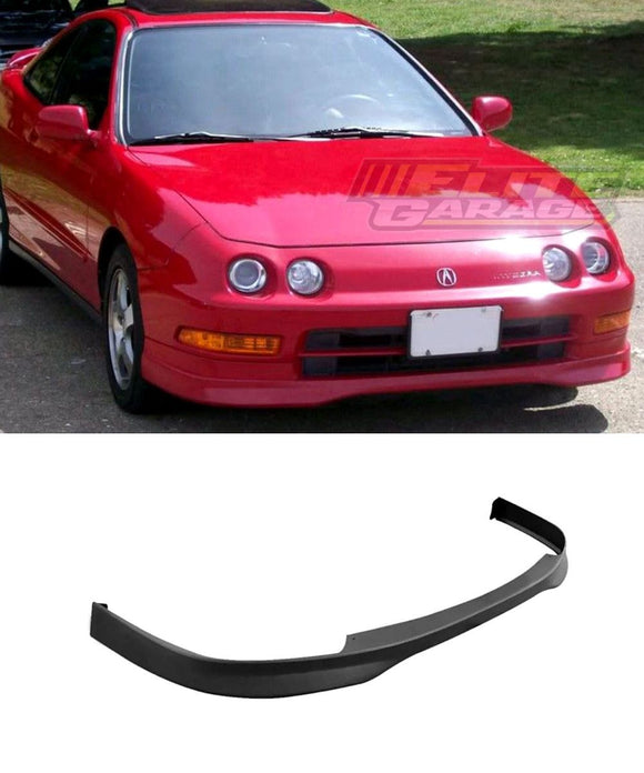 Front Bumper Lip Spoiler For 1994-1997 Acura Integra Type-R - PU Material, Unpainted, Direct Bolt-On